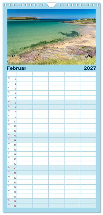 Vereinigtes Königreich - Cornwall (CALVENDO Familienplaner 2027)