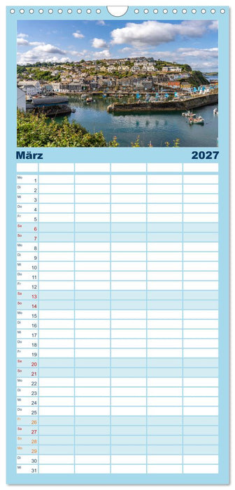 Vereinigtes Königreich - Cornwall (CALVENDO Familienplaner 2027)