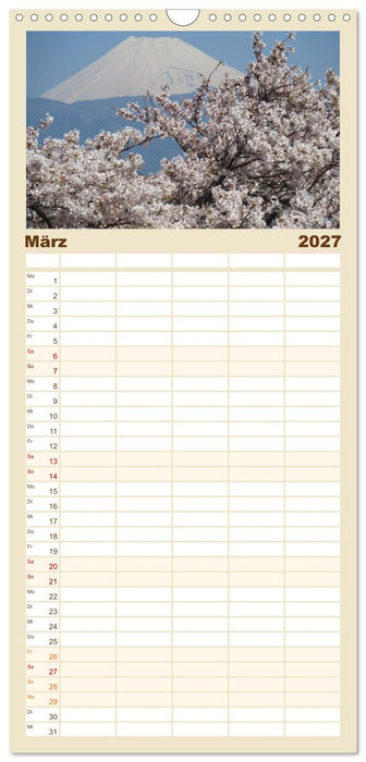Die Natur Japans (CALVENDO Familienplaner 2027)