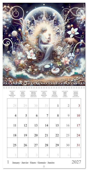 La nature féerique (CALVENDO Calendrier mensuel 2027)