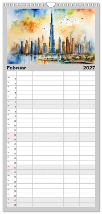 Sehenswertes rund um die Welt (CALVENDO Familienplaner 2027)