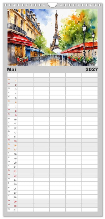 Sehenswertes rund um die Welt (CALVENDO Familienplaner 2027)