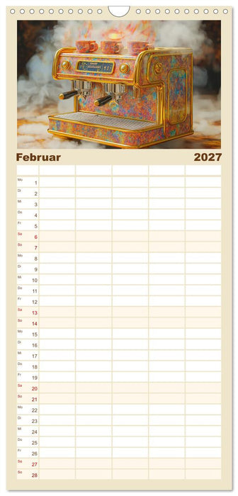 Dein Kaffeegenuss (CALVENDO Familienplaner 2027)