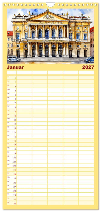 Urlaubsparadies Kroatien (CALVENDO Familienplaner 2027)