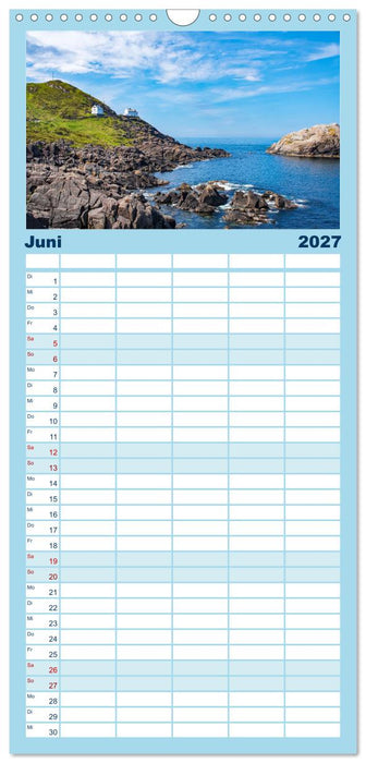 Norwegen - ein traumhaftes Reiseziel (CALVENDO Familienplaner 2027)