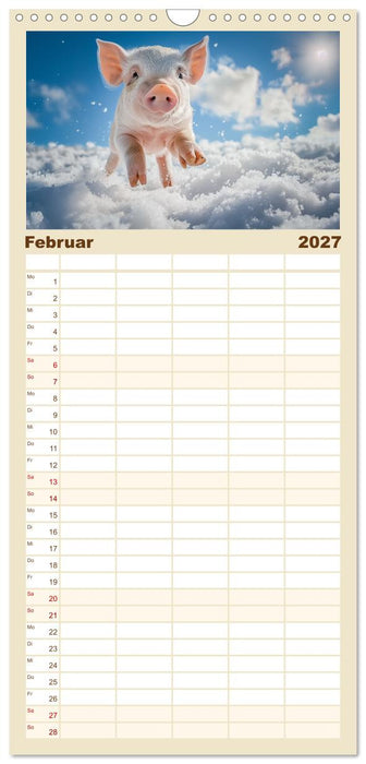 Pure Glücksmomente (CALVENDO Familienplaner 2027)