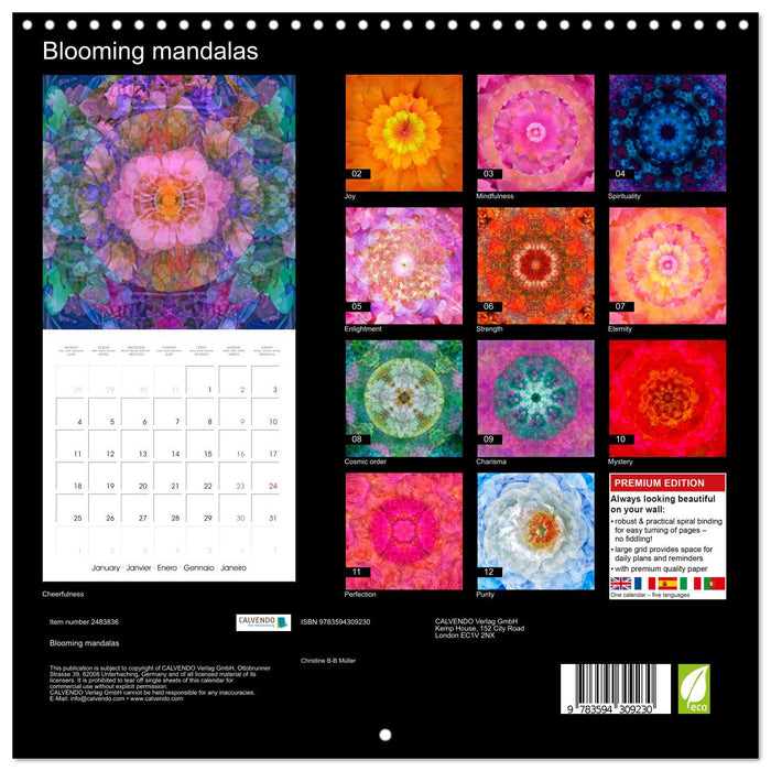 Blooming mandalas (CALVENDO Monthly Calendar 2027)