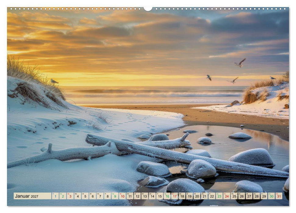 Die Ostseeküste zu den Jahreszeiten (CALVENDO Wandkalender 2027)