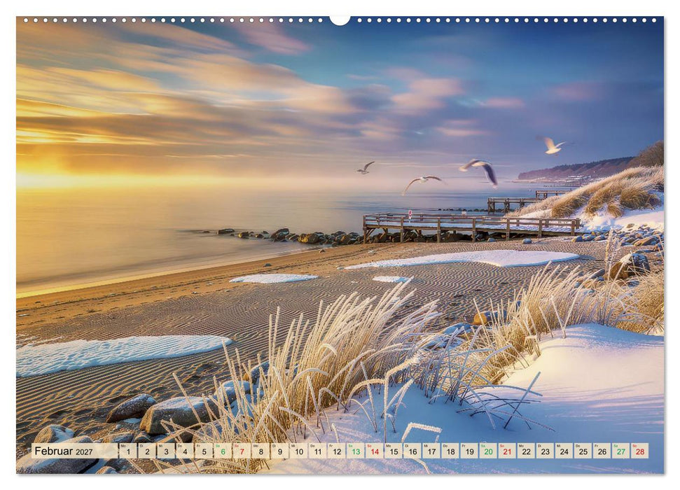 Die Ostseeküste zu den Jahreszeiten (CALVENDO Wandkalender 2027)