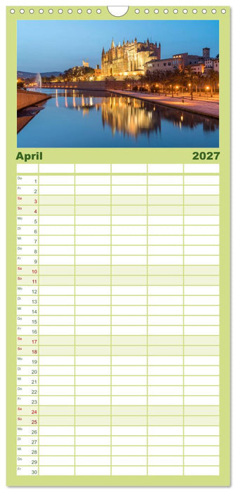 Spanien - Balearen - Mallorca (CALVENDO Familienplaner 2027)