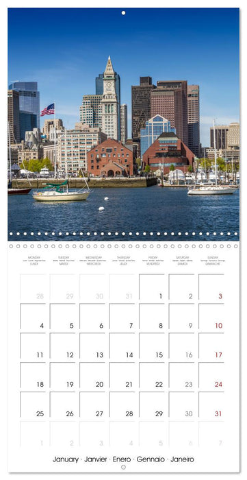 BOSTON Highlights (CALVENDO Monthly Calendar 2027)