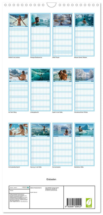 Eisbaden (CALVENDO Familienplaner 2027)