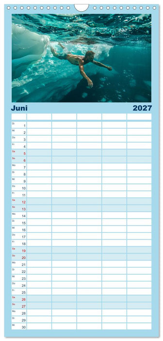 Eisbaden (CALVENDO Familienplaner 2027)