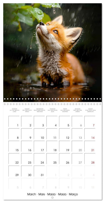 WILDLIFE IN THE ENCHANTED FOREST (CALVENDO Monthly Calendar 2027)