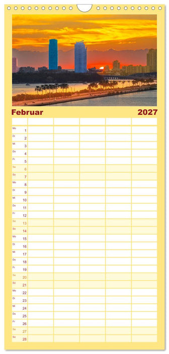 Kunterbuntes Miami (CALVENDO Familienplaner 2027)