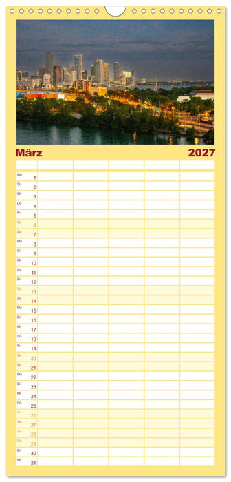 Kunterbuntes Miami (CALVENDO Familienplaner 2027)