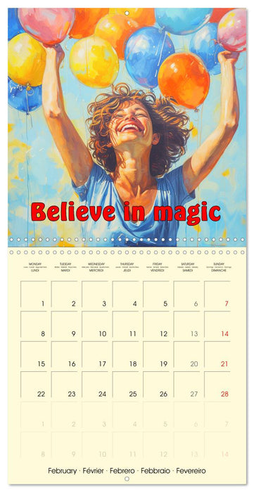 Welcome Beautiful Life. Quotes to brighten your year (CALVENDO Monthly Calendar 2027)