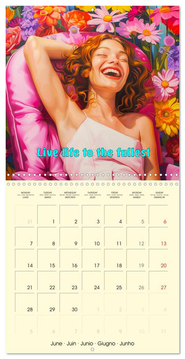 Welcome Beautiful Life. Quotes to brighten your year (CALVENDO Monthly Calendar 2027)