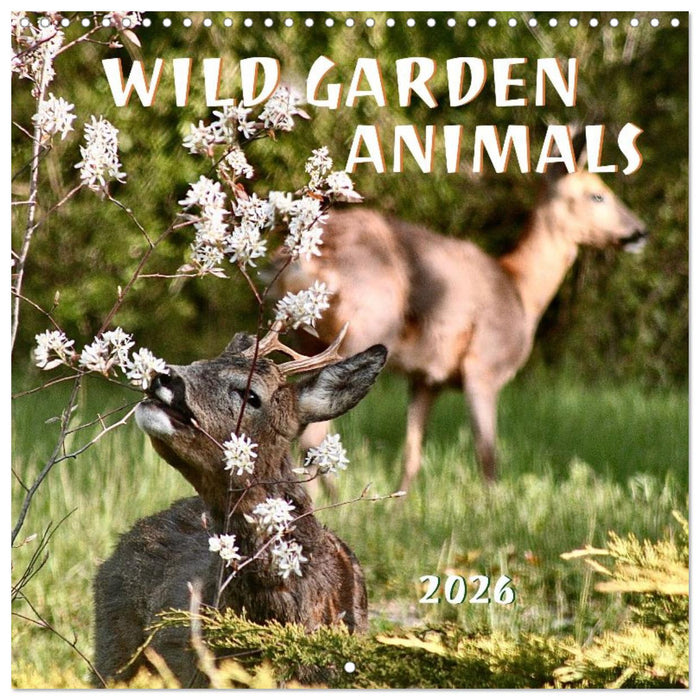 WILD GARDEN ANIMALS (CALVENDO Monthly Calendar 2027)