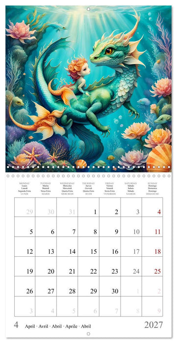 Fantasy underwater world (CALVENDO Monthly Calendar 2027)