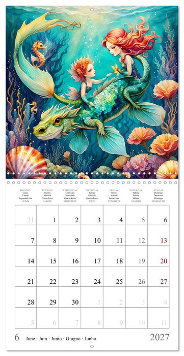 Fantasy underwater world (CALVENDO Monthly Calendar 2027)