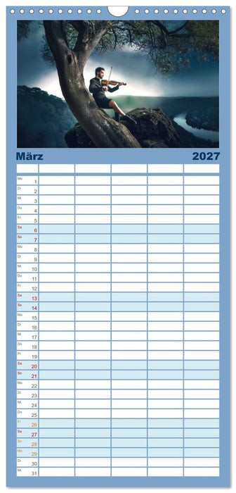 Musizieren einmal anders (CALVENDO Familienplaner 2027)
