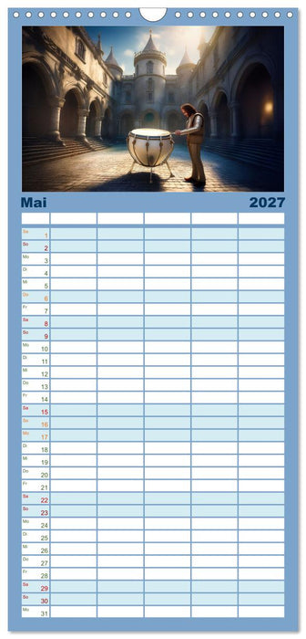 Musizieren einmal anders (CALVENDO Familienplaner 2027)