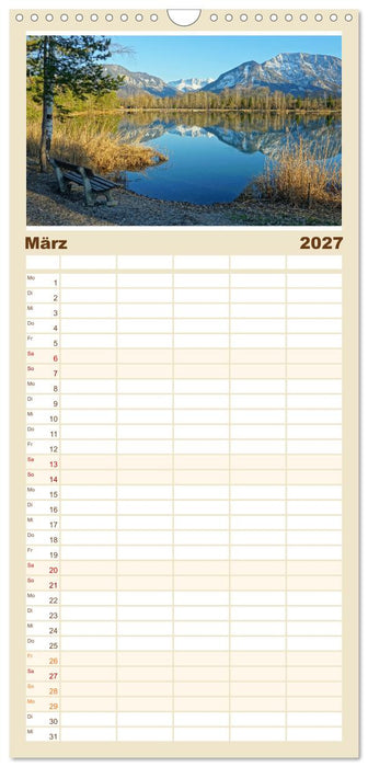 Bergseen zum Träumen (CALVENDO Familienplaner 2027)