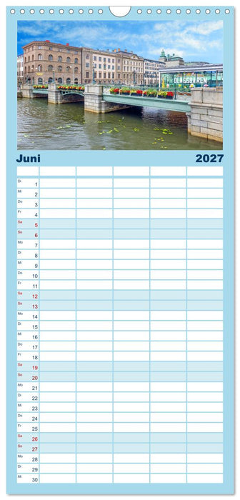 Schwedens schöne Westküste (CALVENDO Familienplaner 2027)