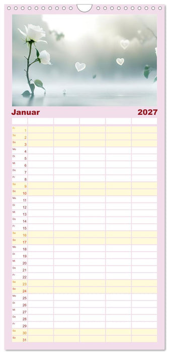 Romantischer Terminkalender (CALVENDO Familienplaner 2027)