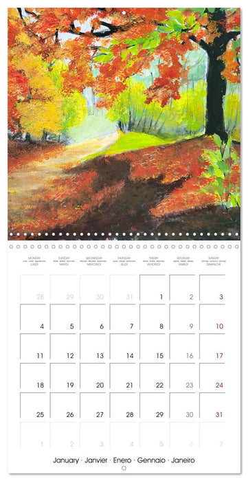 Autumn paintings (CALVENDO Monthly Calendar 2027)