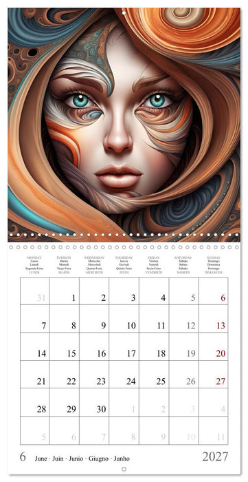 Cosmic sorceresses (CALVENDO Monthly Calendar 2027)