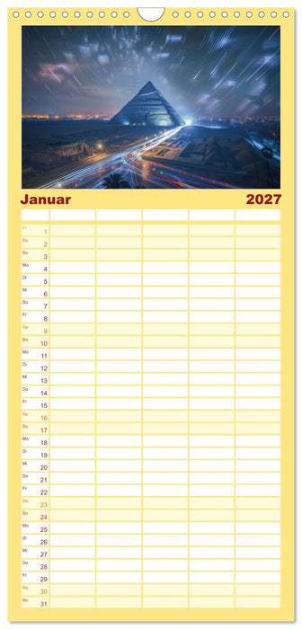 Berühmte Wahrzeichen (CALVENDO Familienplaner 2027)