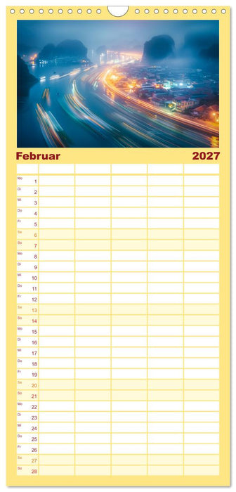 Berühmte Wahrzeichen (CALVENDO Familienplaner 2027)