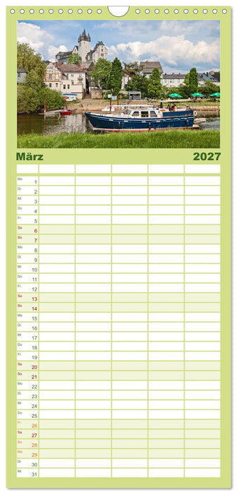 Sehnsuchtsziel Lahn (CALVENDO Familienplaner 2027)