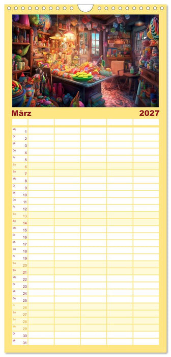 Lauter verrücktes Zeug (CALVENDO Familienplaner 2027)