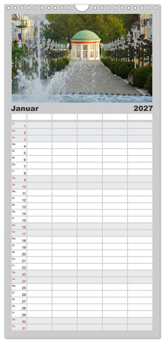Schönes Tschechien - Eine Rundreise (CALVENDO Familienplaner 2027)