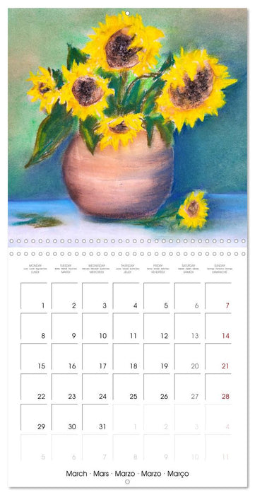 Calm moments in painted still lifes (CALVENDO Monthly Calendar 2027)