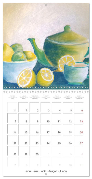 Calm moments in painted still lifes (CALVENDO Monthly Calendar 2027)