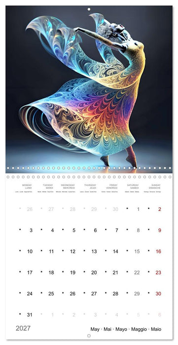 Vibrations de la danse (CALVENDO Calendrier mensuel 2027)