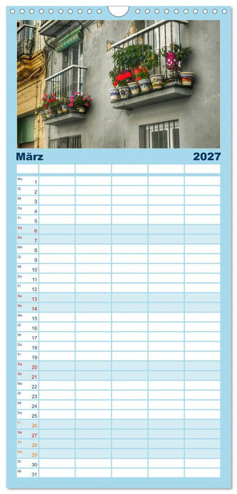 Andalusien, historisch und modern (CALVENDO Familienplaner 2027)