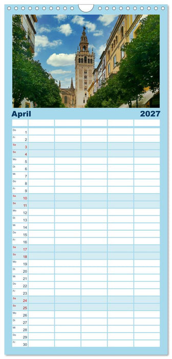 Andalusien, historisch und modern (CALVENDO Familienplaner 2027)