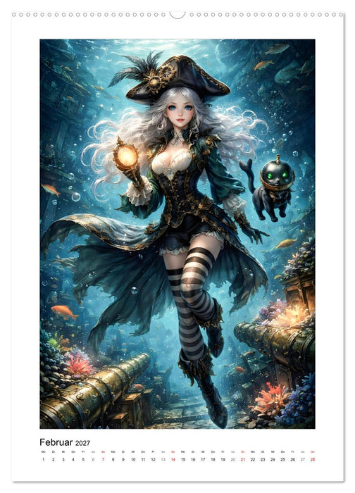 Miss Elara träumt sich weg (CALVENDO Premium Wandkalender 2027)