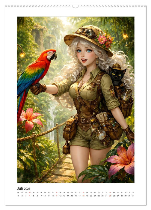Miss Elara träumt sich weg (CALVENDO Premium Wandkalender 2027)