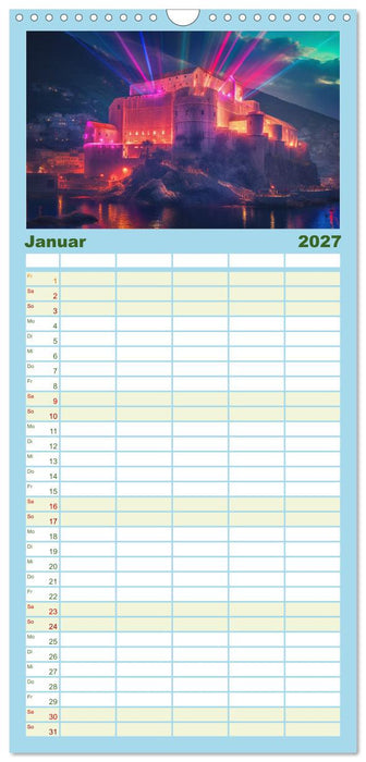 Europas Wahrzeichen (CALVENDO Familienplaner 2027)