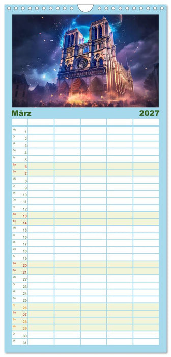 Europas Wahrzeichen (CALVENDO Familienplaner 2027)