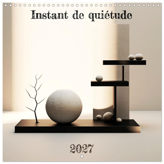 Instant de quiétude (CALVENDO Calendrier mensuel 2027)