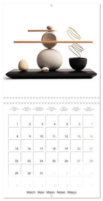 Instant de quiétude (CALVENDO Calendrier mensuel 2027)