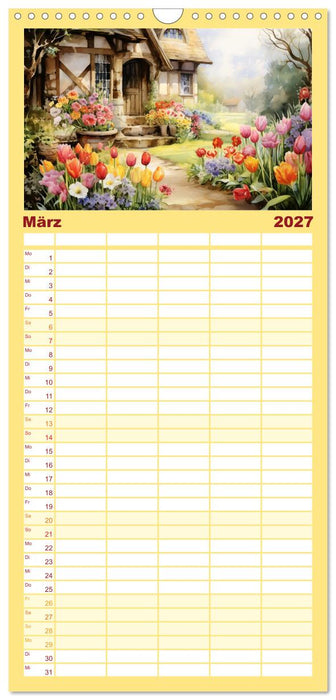 Lauschige Gartenecken (CALVENDO Familienplaner 2027)