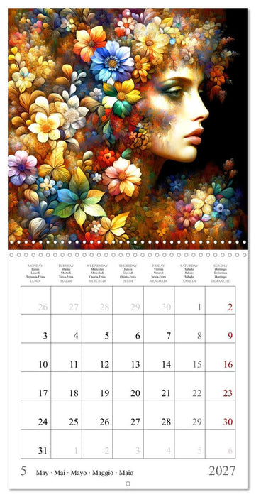 Une grâce intemporelle (CALVENDO Calendrier mensuel 2027)